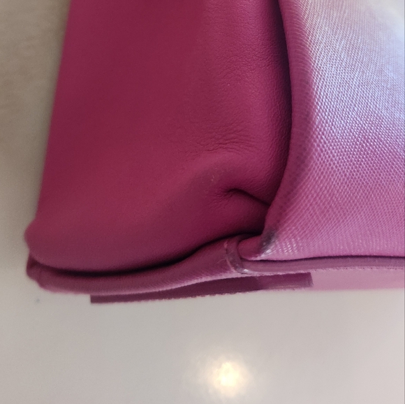 MCM Hot Pink Convertible Crossbody Bag! Stunning Color! Hard To Find Color! - Picture 13 of 16